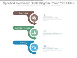 Specified investment goals diagram powerpoint slides