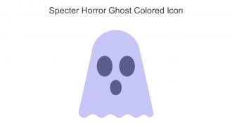 Specter Horror Ghost Colored Icon In Powerpoint Pptx Png And Editable Eps Format