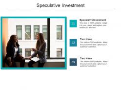 Speculative investment ppt powerpoint presentation portfolio layouts cpb