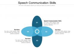 Speech communication skills ppt powerpoint presentation styles gallery cpb