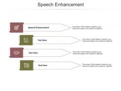 Speech enhancement ppt powerpoint presentation file slides cpb