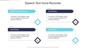 Speech Text Voice Recorder In Powerpoint And Google Slides Cpb