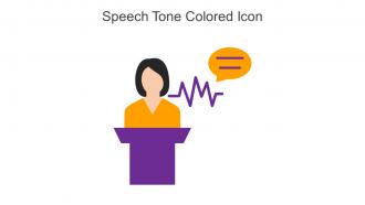 Speech Tone Colored Icon In Powerpoint Pptx Png And Editable Eps Format