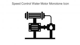 Speed Control Water Motor Monotone Icon In Powerpoint Pptx Png And Editable Eps Format