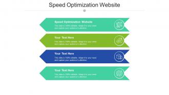 Speed optimization website ppt powerpoint presentation gallery backgrounds cpb
