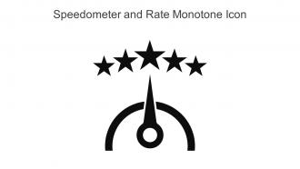 Speedometer And Rate Monotone Icon In Powerpoint Pptx Png And Editable Eps Format