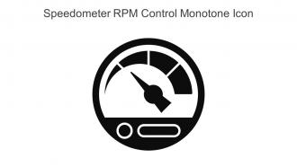 Speedometer Rpm Control Monotone Icon In Powerpoint Pptx Png And Editable Eps Format