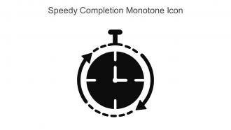Speedy Completion Monotone Icon In Powerpoint Pptx Png And Editable Eps Format