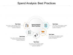 Spend analysis best practices ppt powerpoint presentation outline template cpb