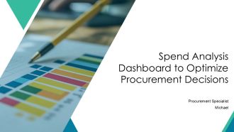 Spend Analysis Dashboard To Optimize Procurement Decisions PPT Template AT