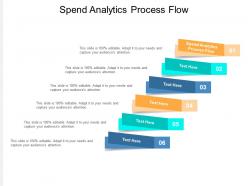 Spend analytics process flow ppt powerpoint presentation professional images cpb