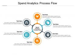 Spend analytics process flow ppt powerpoint presentation slides guidelines cpb