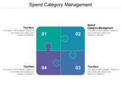 Spend category management ppt powerpoint presentation pictures guidelines cpb