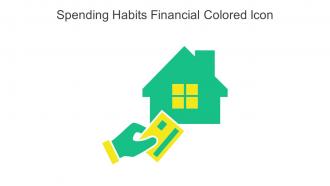 Spending Habits Financial Colored Icon In Powerpoint Pptx Png And Editable Eps Format