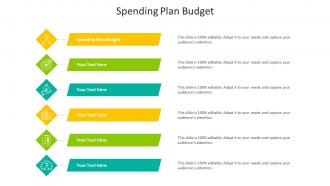 Spending plan budget ppt powerpoint presentation inspiration styles cpb