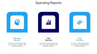 Spending Reports Ppt Powerpoint Presentation Gallery Diagrams Cpb