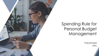 Spending Rule For Personal Budget Management PPT Template AT