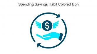 Spending Savings Habit Colored Icon In Powerpoint Pptx Png And Editable Eps Format
