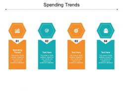 Spending trends ppt powerpoint presentation file visuals cpb