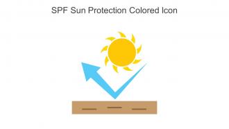 Spf Sun Protection Colored Icon In Powerpoint Pptx Png And Editable Eps Format