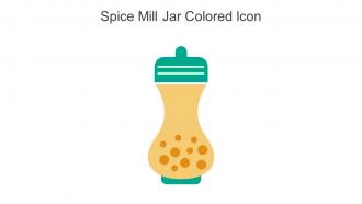 Spice Mill Jar Colored Icon In Powerpoint Pptx Png And Editable Eps Format