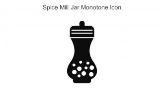 Spice Mill Jar Monotone Icon In Powerpoint Pptx Png And Editable Eps Format