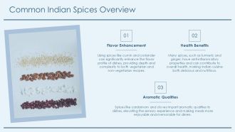 Spices And Ingredients For Indian Cooking PPT PowerPoint AT Interactive Colorful