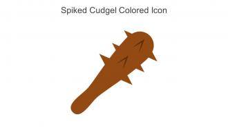 Spiked Cudgel Colored Icon In Powerpoint Pptx Png And Editable Eps Format