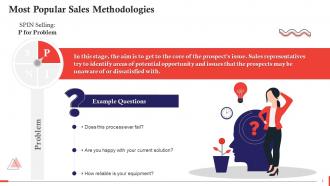 SPIN Selling Stage Two Problem Training Ppt