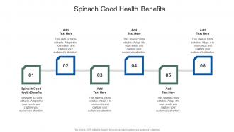 Spinach Good Health Benefits In Powerpoint And Google Slides Cpb