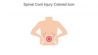 Spinal Cord Injury Colored Icon In Powerpoint Pptx Png And Editable Eps Format