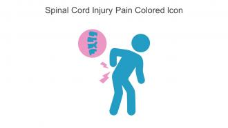 Spinal Cord Injury Pain Colored Icon In Powerpoint Pptx Png And Editable Eps Format