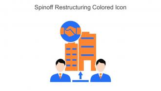 Spinoff Restructuring Colored Icon In Powerpoint Pptx Png And Editable Eps Format