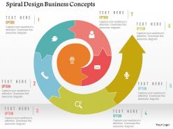 Spiral Design Business Concepts Flat Powerpoint Design