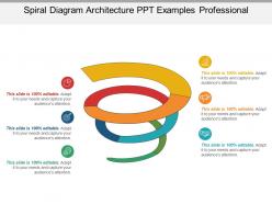 Spiral diagram architecture ppt examples professional