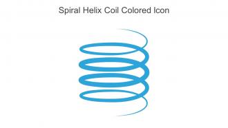 Spiral Helix Coil Colored Icon In Powerpoint Pptx Png And Editable Eps Format