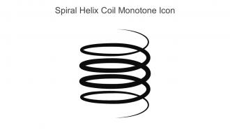 Spiral Helix Coil Monotone Icon In Powerpoint Pptx Png And Editable Eps Format