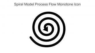 Spiral Model Process Flow Monotone Icon In Powerpoint Pptx Png And Editable Eps Format