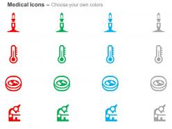 Spirit lamp test tube cell structure microscope ppt icons graphics