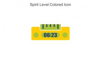 Spirit Level Colored Icon In Powerpoint Pptx Png And Editable Eps Format