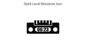 Spirit Level Monotone Icon In Powerpoint Pptx Png And Editable Eps Format
