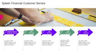Splash Financial Customer Service In Powerpoint And Google Slides Cpb