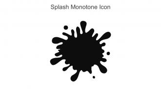 Splash Monotone Icon In Powerpoint Pptx Png And Editable Eps Format