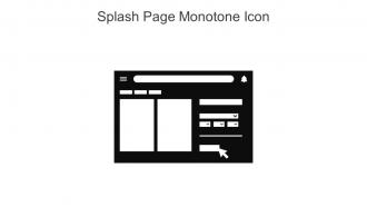 Splash Page Monotone Icon In Powerpoint Pptx Png And Editable Eps Format