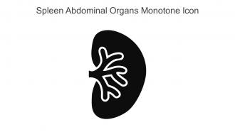 Spleen Abdominal Organs Monotone Icon In Powerpoint Pptx Png And Editable Eps Format