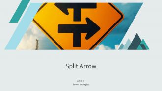 Split Arrow PPT Sample AT