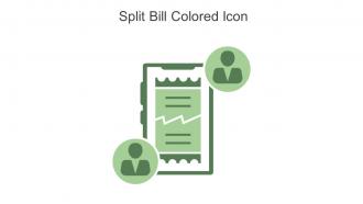 Split Bill Colored Icon In Powerpoint Pptx Png And Editable Eps Format