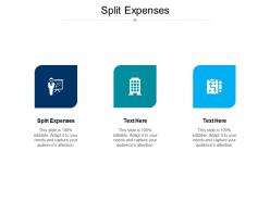 Split expenses ppt powerpoint presentation ideas vector cpb