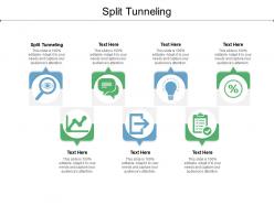 Split tunneling ppt powerpoint presentation inspiration designs cpb