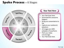 21170505 style circular spokes 6 piece powerpoint template diagram graphic slide